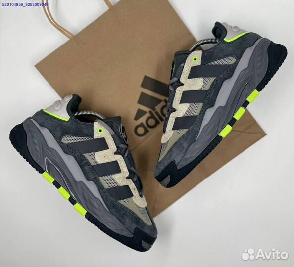 Кроссовки Adidas Niteball Grey (Арт.93966)