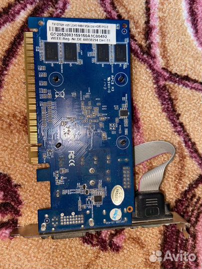 Видеокарта Nvidia GT520 1gb не загружается