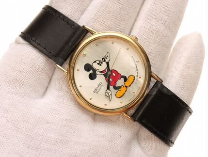 Seiko Mickey Mouse "7N01-8A19" Мужские Часы Винтаж