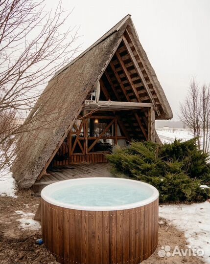 Купель с печкой