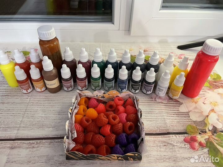 Красители-пигменты,паста для мыла