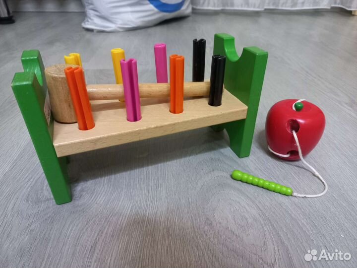 Развивающие деревянные игрушки