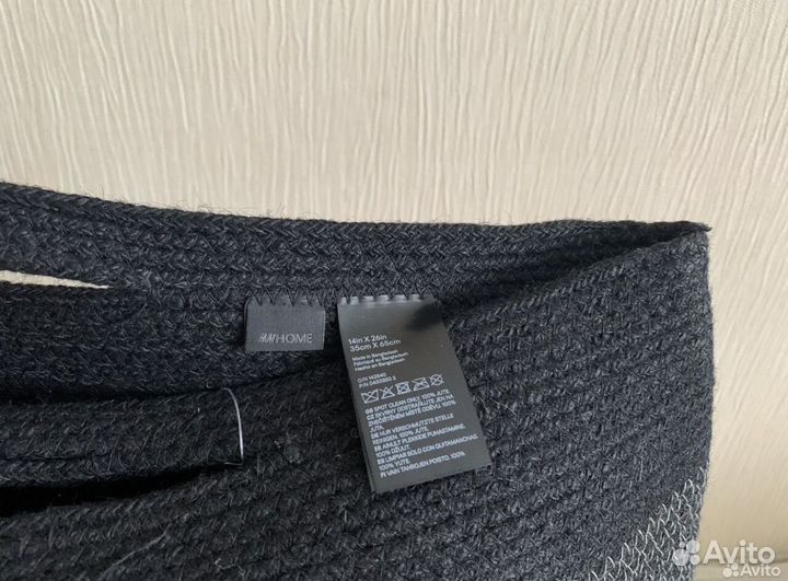 Корзина из джута hm новая