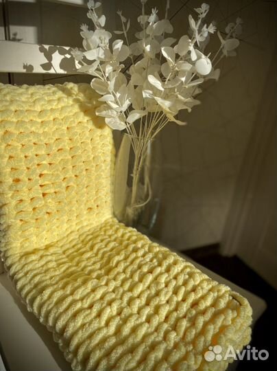 Плед детский плюшевый