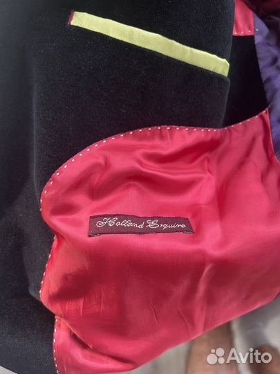 Пиджак бархатный holland esquire