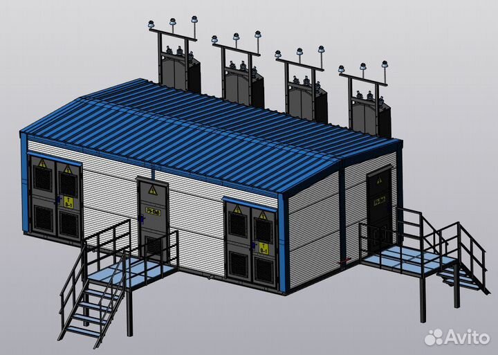 Проектир. зданий эл подстанций из сэндвич панелей