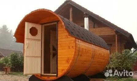 Баня бочка. Новая баня