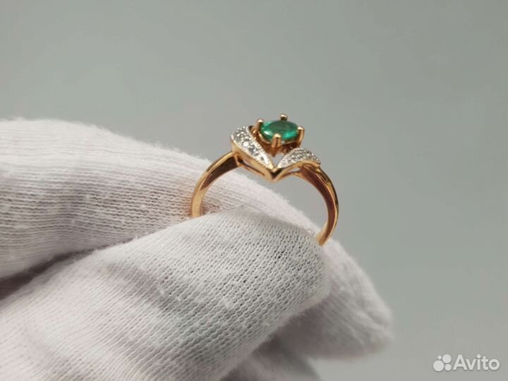 Кольцо с бриллиантом 585, вес 2,38 арт. К000496
