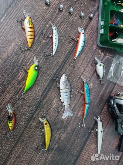Спиннинг в комплекте с приманками