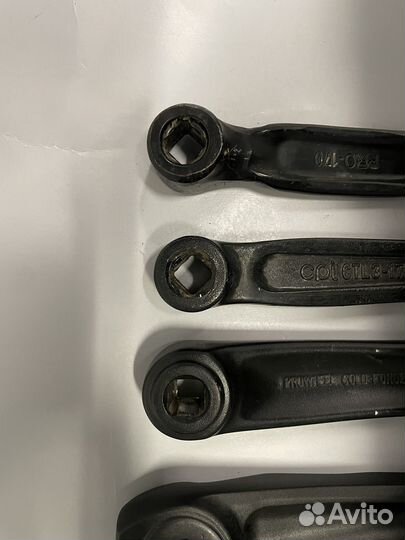 Шатун левый для велосипеда 170мм квадрат/ромб