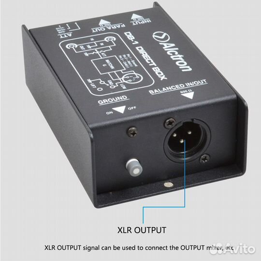Директ-бокс Alctron DB-1 D.I. Box