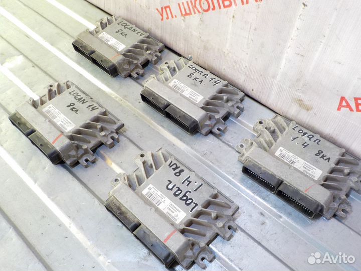 Блок управления двигателем Рено Логан 1 1.4л 8кл