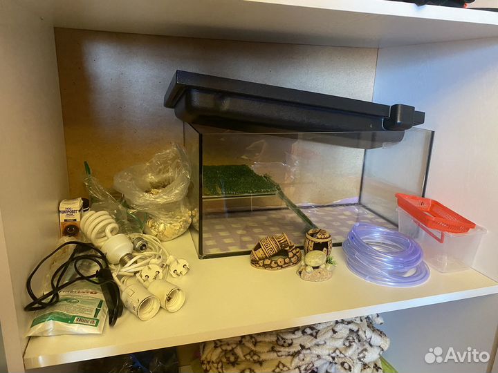 Аквариум на 15 литров + дополнения