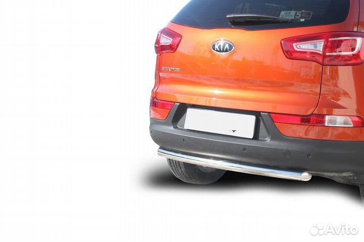 Защита заднего бампера Kia sportage (2010)