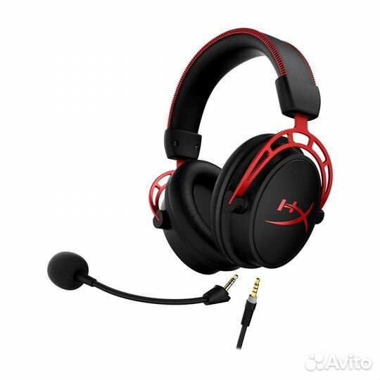 Гарнитура игровая HyperX Cloud Alpha, красный, 4P5