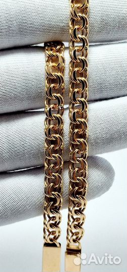 Новый золотой браслет Бисмарк 14,9гр