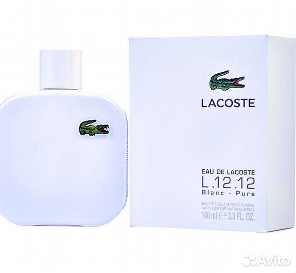 Lacoste Eau De Lacoste L. 12.12 Blanc-Pure, 100 ml