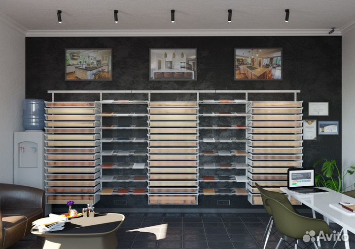 Настенные И торговые стеллажи