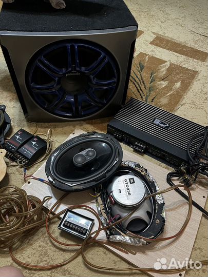 Автозвук комплект саб Polk Audio db1212