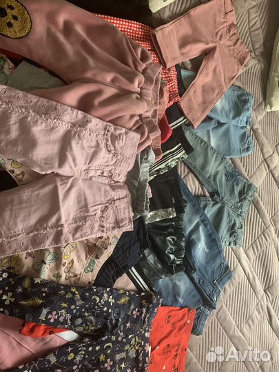 Детские вещи пакетом для девочек 98(70 вещей)