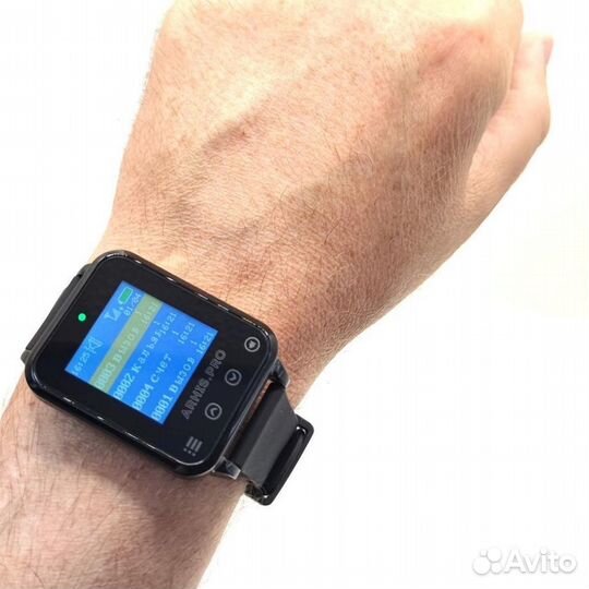 Влагозащищенный пейджер часы для официанта Элит