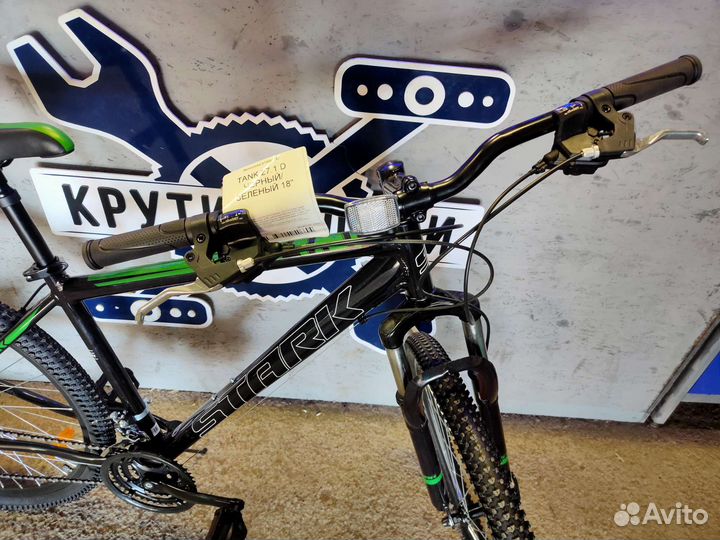 Stark'22 Respect 26.1 D черный/зеленый 18