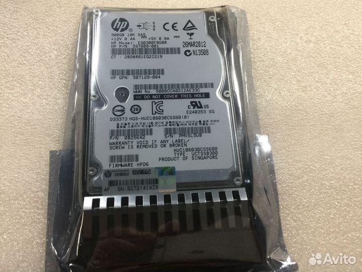 Жесткий диск HP 300Gb 507127-B21