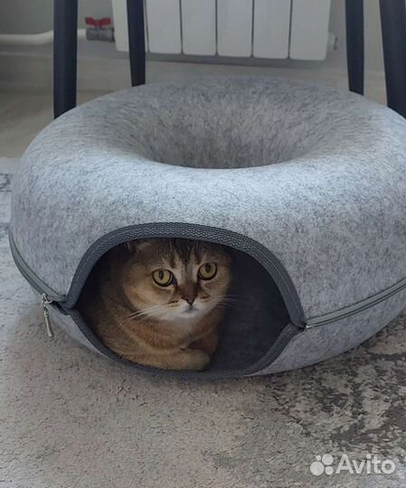 Домик лежанка тоннель для кошки
