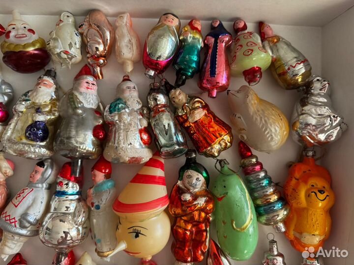 Елочные игрушки СССР на прищепке