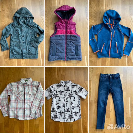 Вещи пакетом на рост 134/140