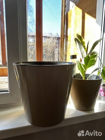 Горшок 16 литров на колесиках