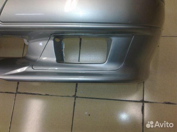 Бампер передний на ваз 2114 Спорт серебристый