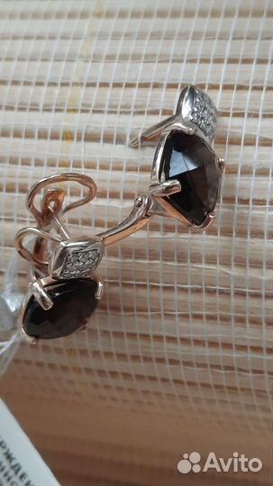 Серьги серебро