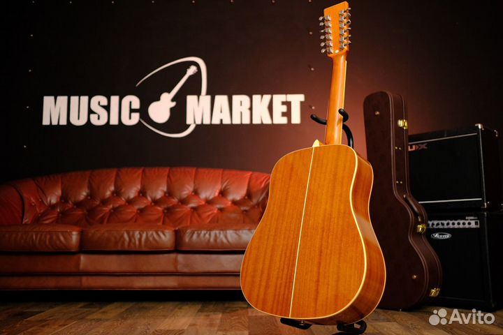 12-струнная акустическая гитара Homage + Аксессуары