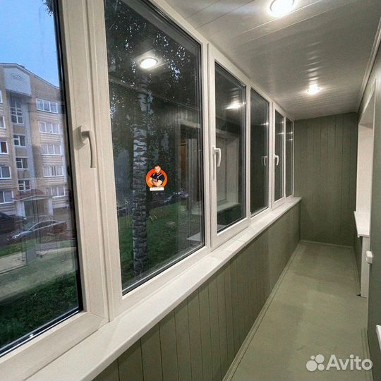 Отделка балконов и лоджий