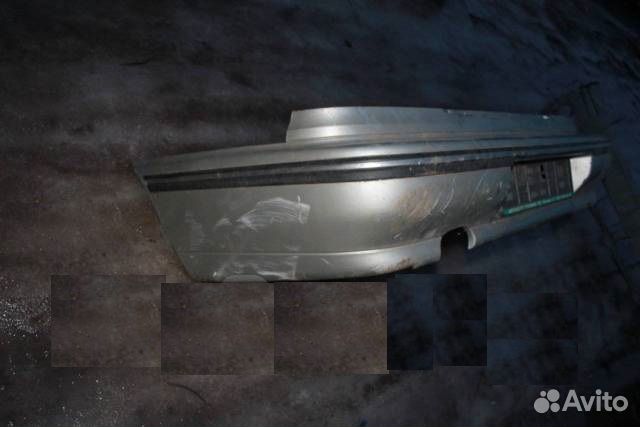 Задний бампер Daewoo Nexia Нексия цвет серебристый