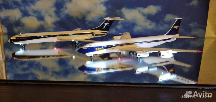 Модели самолётов Вoeing707;VC-10