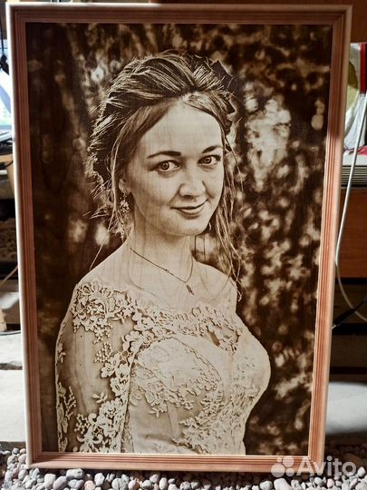 Выжигание портретов на дереве