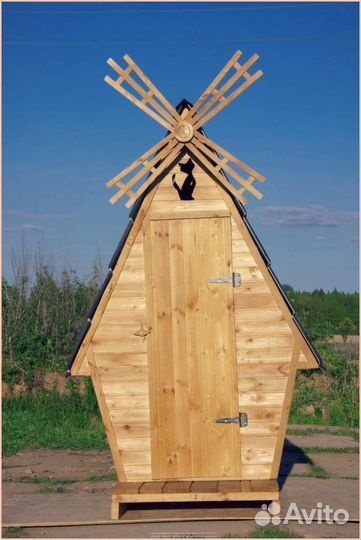 Уличный туалет домик с установкой LTG