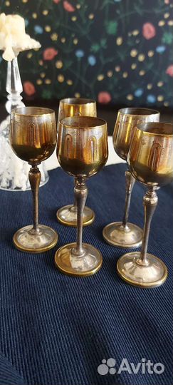 Винтажные рюмки Европа
