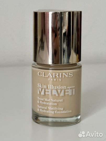 Тональный крем Clarins skin illusion Velvet