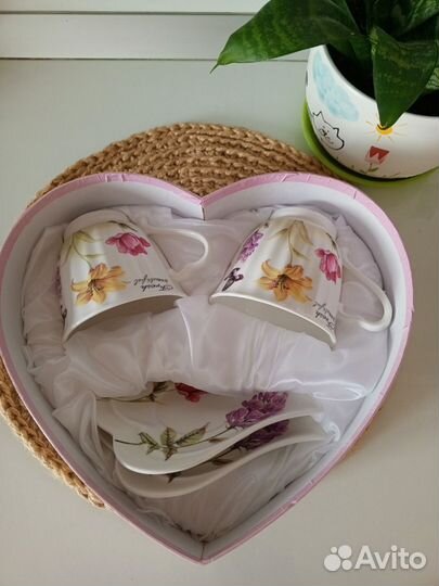 Чашка с блюдцем Набор из 2 шт. 200мл Новые