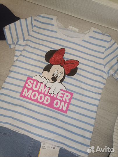 Детские вещи на девочку пакетом 80 86