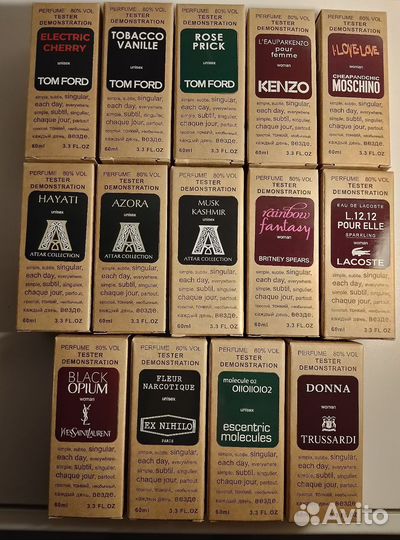 Духи тестер ОАЭ