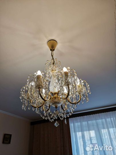 Люстра хрустальная Чехия