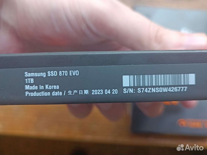 Ssd samsung 870 evo 1tb гарантия