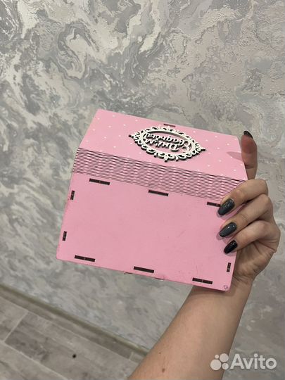 Конверт для денег деревянный