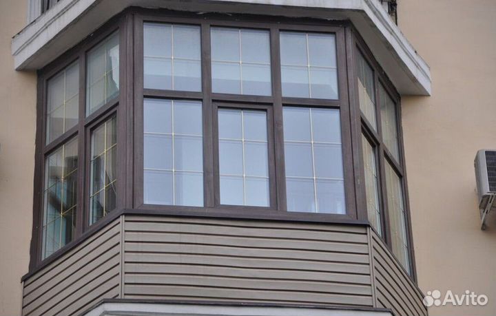 Остекление балконов и лоджий под ключ K1088