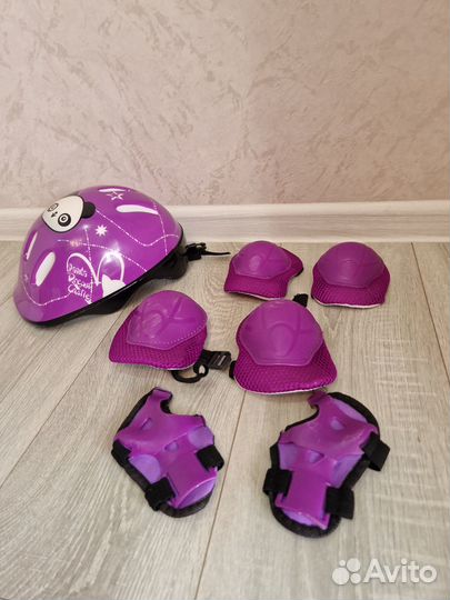 Раздвижные роликовые коньки для девочки. Р. 26-29