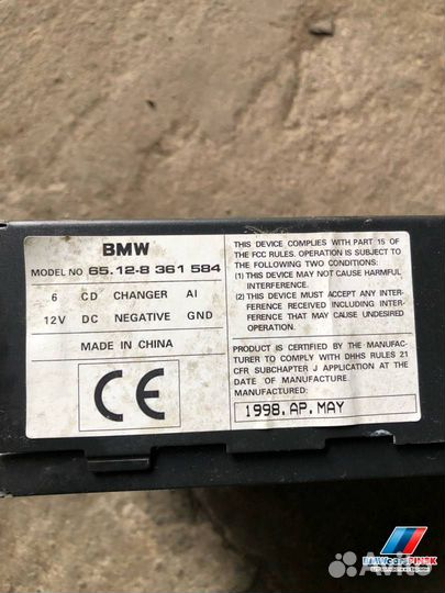 CD-чейнджер BMW 3 E46 2000